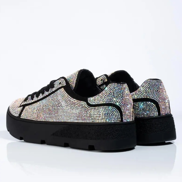 𝙇𝙖𝙨𝙩 𝙎𝙞𝙯 6 💎🎥Diamante Embellished Platfrm - Picture 10 of 14